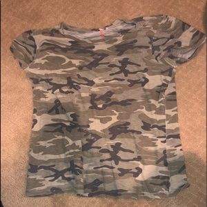 sundry camo top